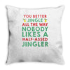 be an eleven 1 Throw Pillow