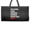 The Direwolves Weekender Totes