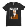 your mom freud Ladies Fitted T-Shirt