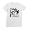 can't fly with the big girls Ladies Fitted T-Shirt