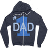 1 dad (2) Zipper Hoodie