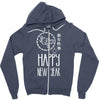 happy new year Zipper Hoodie