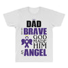 my dad was so brave god made him an angel All Over Men's T-shirt