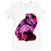 celestial cat Ladies Fitted T-Shirt