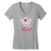 My Favorite People Call Me Aunt Women's V-Neck T-Shirt