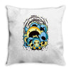 child and monsters Throw Pillow