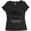 ghost &amp; goblins don't scare me! i survived carcionid cancer please sup Women's Triblend Scoop T-shirt