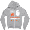 i'm the crazy cat lady Zipper Hoodie