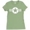 us air force retro Ladies Fitted T-Shirt