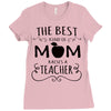 the best kind of mom raises a teacher Ladies Fitted T-Shirt