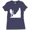 mountain hiker Ladies Fitted T-Shirt