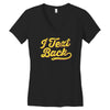 i text back Women's V-Neck T-Shirt