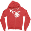 gorilla angry Zipper Hoodie