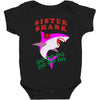 Sister Shark -Shark Do Do Do Baby Bodysuit
