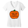 great pumpkin Women's V-Neck T-Shirt