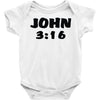 john 3 16 Baby Onesie