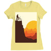 break on the mountain Ladies Fitted T-Shirt