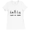 plants are friends Ladies Fitted T-Shirt