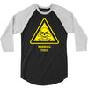 toxic hazard laboratory poison substance warning 3/4 Sleeve Shirt