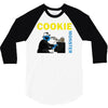cookie monster 3/4 Sleeve Shirt