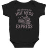 hot mess express Baby Bodysuit