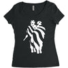 american flag soldier Women's Triblend Scoop T-shirt