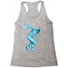 astronaut discus throwing Racerback Tank