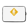 big foot xing big foot crossing sasquatch Laptop sleeve