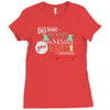 do more makes you happy skateboard Ladies Fitted T-Shirt