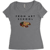 From Art School Women's Triblend Scoop T-shirt