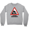 warning descent Crewneck Sweatshirt