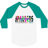 jake paulers colorful 3/4 Sleeve Shirt