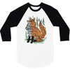 polygon fox graphic 3/4 Sleeve Shirt