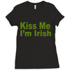 kiss me i'm irish Ladies Fitted T-Shirt