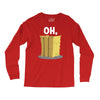 oh hay oh hey girl boy funny pun Long Sleeve Shirts