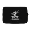 weapons of mass percussion Laptop sleeve