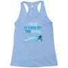 i run to burn off the crazy Racerback Tank