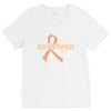 Survivor Of Uterine Cancer V-Neck Tee