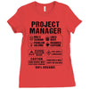Project Manager Ladies Fitted T-Shirt