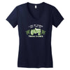 i like my women like i like my tractors Women's V-Neck T-Shirt