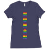 Human, Gay Pride Ladies Fitted T-Shirt
