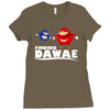 Finding Da Wae Shirt - Ugandan Knuckles Shirt Ladies Fitted T-Shirt