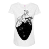 space Maternity Scoop Neck T-shirt