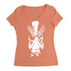 wolverine avengers inspired superhero Women's Triblend Scoop T-shirt