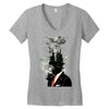 business man Women's V-Neck T-Shirt