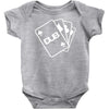 pokercards Baby Onesie