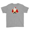 funny flashing naked nude christmas santa claus Youth Tee