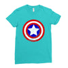Captain America Ladies Fitted T-Shirt