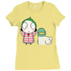 Sarah and Duck Ladies Fitted T-Shirt