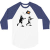 banksy kids play t.v. ball 3/4 Sleeve Shirt